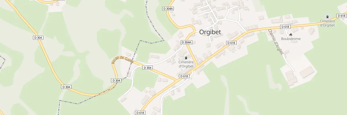 Plan du 76 Le Village à Orgibet
