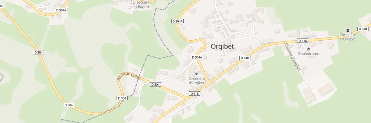 Plan du 73 Le Village à Orgibet
