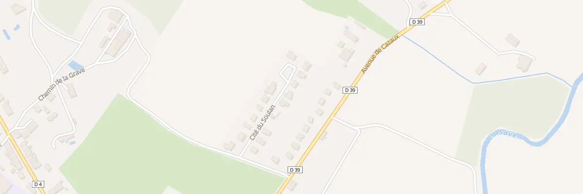 Plan du 8 Cité du Soulan à Samatan