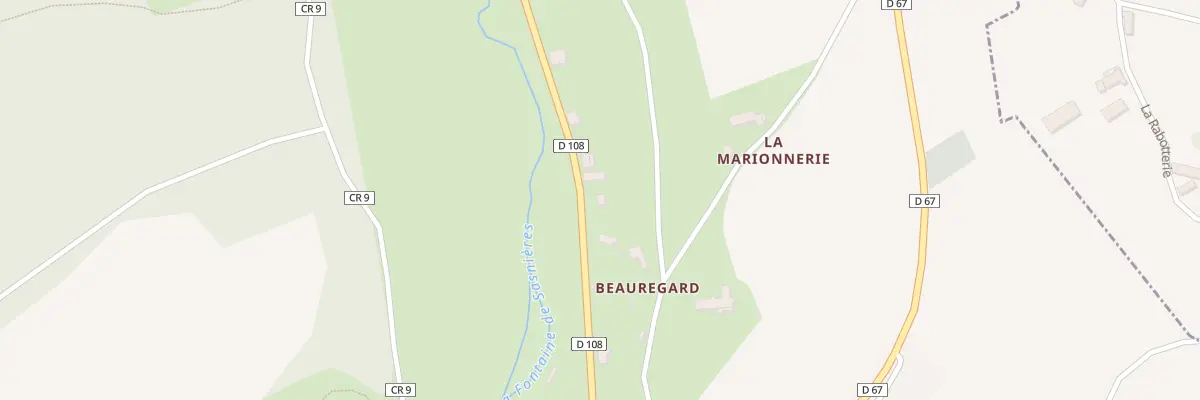 Plan du 6 Le Bas de Beauregard à Sasnières