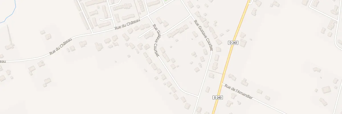 Plan du 28 Rue Gustave Courbet à Saint-Vite