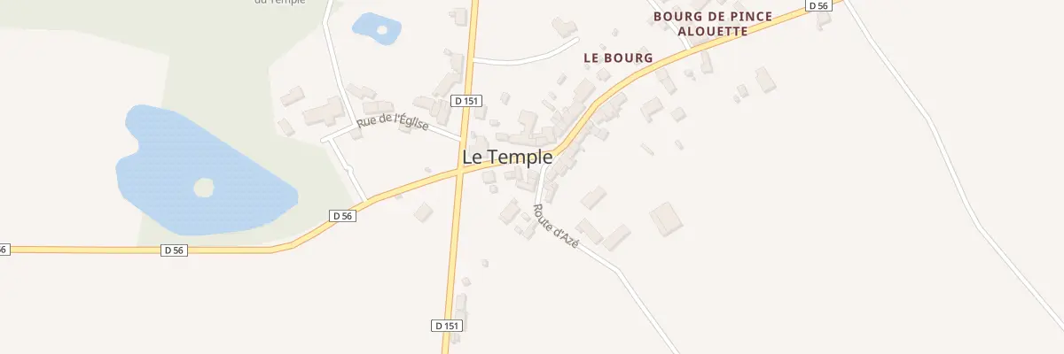 Plan du 4B Rte de Beauchêne au Temple