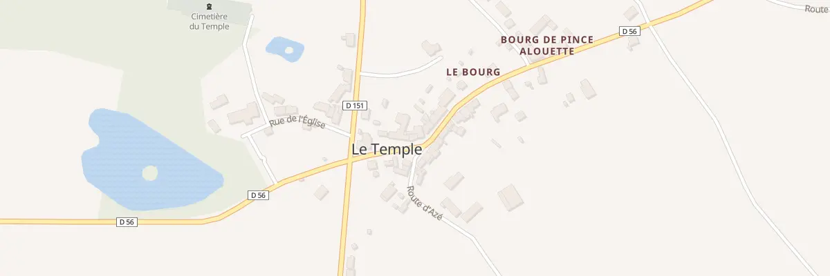 Plan du 5 Rte de Beauchêne au Temple