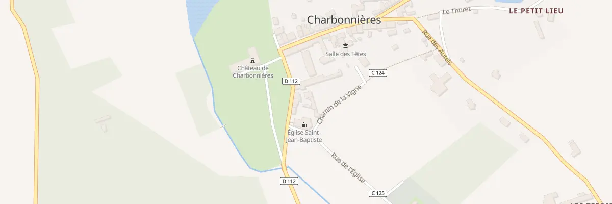 Plan du 5 Rue du Chateau à Charbonnières
