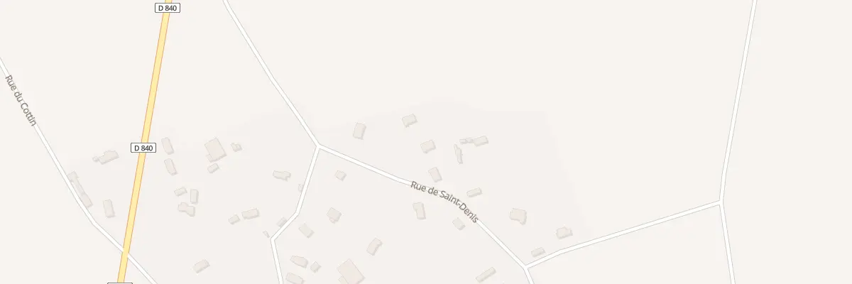 Plan du 1B Rue de Saint Denis à Marbois