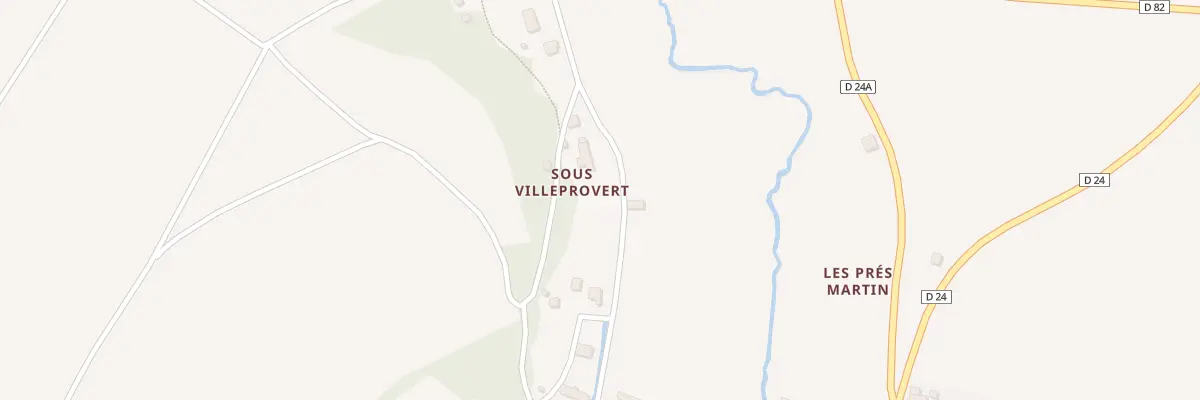 Plan du 648 Sous Villeprovert à Lunay