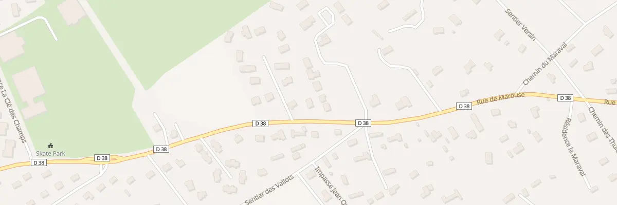 Plan du 315 Rue de Marouse à Bosroumois