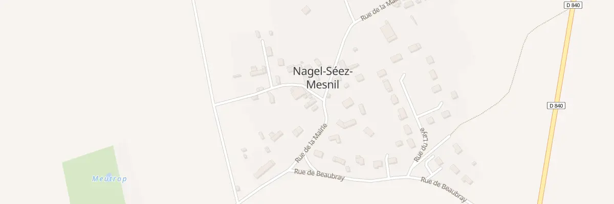 Plan du 1 Rue Marcel Leredde à Nagel-Séez-Mesnil
