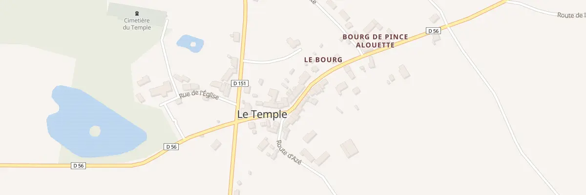 Plan du 11 Rte de Beauchêne au Temple