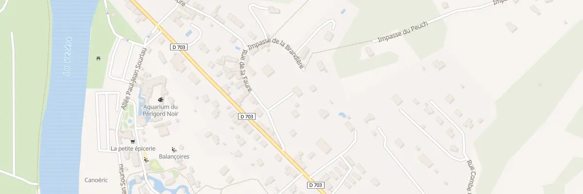 Plan du 533 Rue de la Faure au Bugue