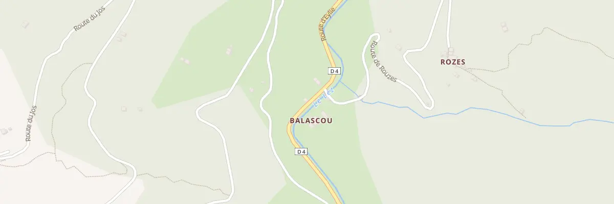 Plan du 514 Balascou à Sentein