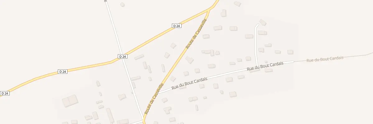 Plan du 4 Rte de Cesseville à Crosville-la-Vieille