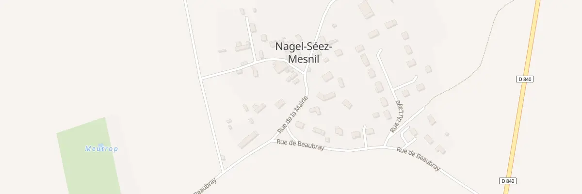 Plan du 14B Rue de la Mairie à Nagel-Séez-Mesnil