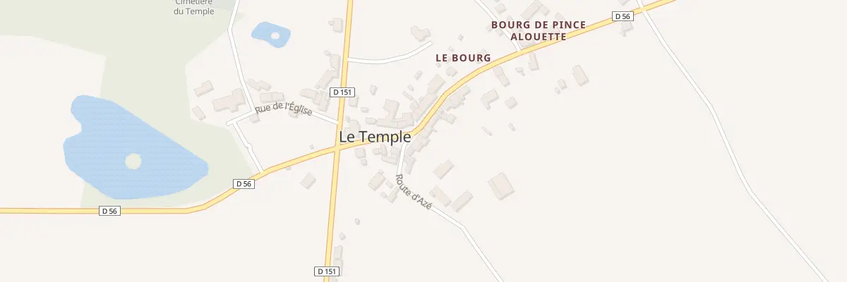 Plan du 8 Rte de Beauchêne au Temple