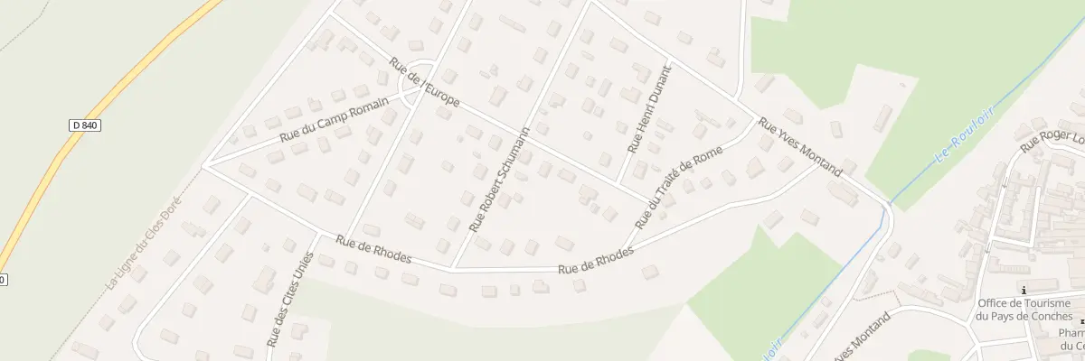 Plan du 5 Rue de l’Europe à Conches-en-Ouche