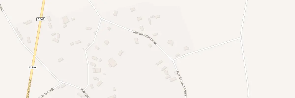 Plan du 498 Rue de Saint Denis à Marbois