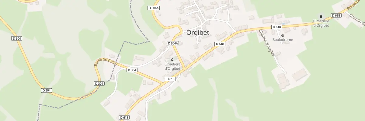 Plan du 82 Le Village à Orgibet