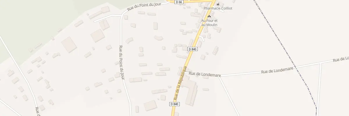 Plan du 48 Rue de la République à Amfreville-Saint-Amand