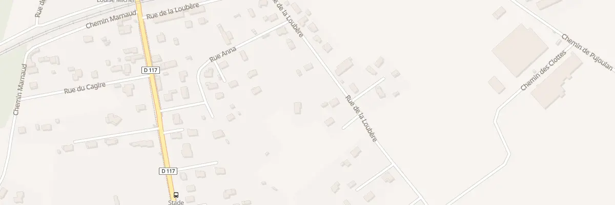 Plan du 412 Rue de la Loubère à Saint-Martory