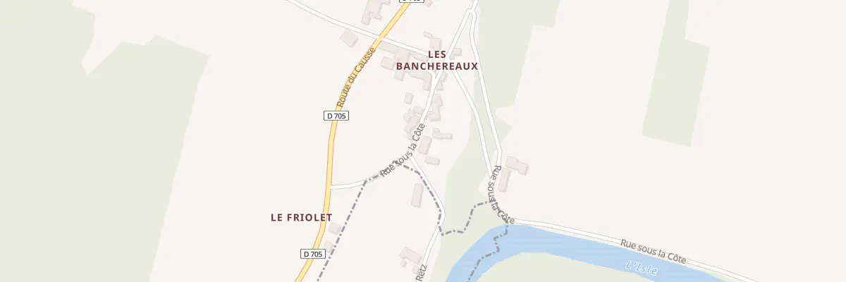 Plan du 22 Les Banchereaux à Mayac