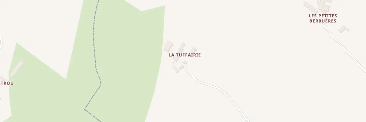Plan du 86 La Tuffairie à Boursay