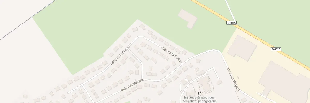 Plan du 88 All de la Prairie à Barentin