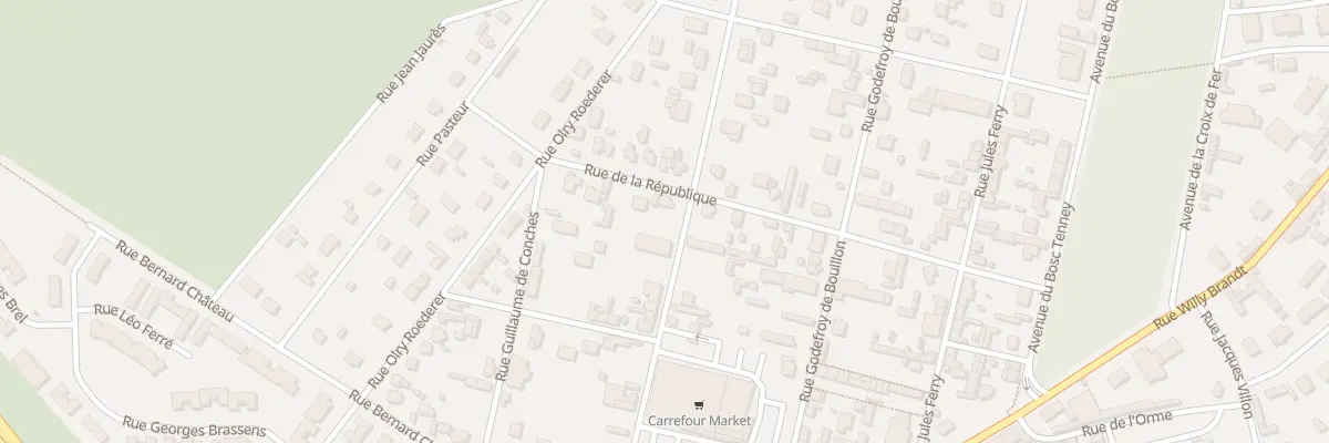 Plan du 19 Rue de la République à Conches-en-Ouche