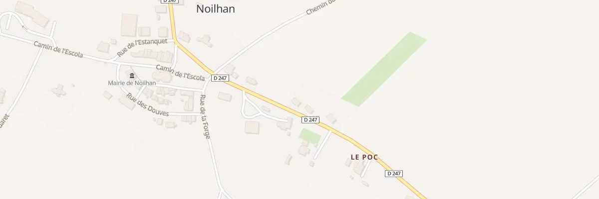 Plan du 131 Rte de Labastide Saves à Noilhan