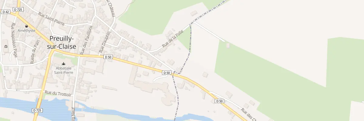Plan du 17 Rue de la Berruère à Preuilly-sur-Claise