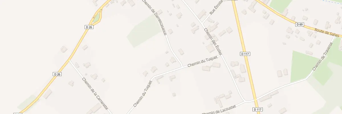 Plan du 4 Chem du Tuquet à Montsaunès