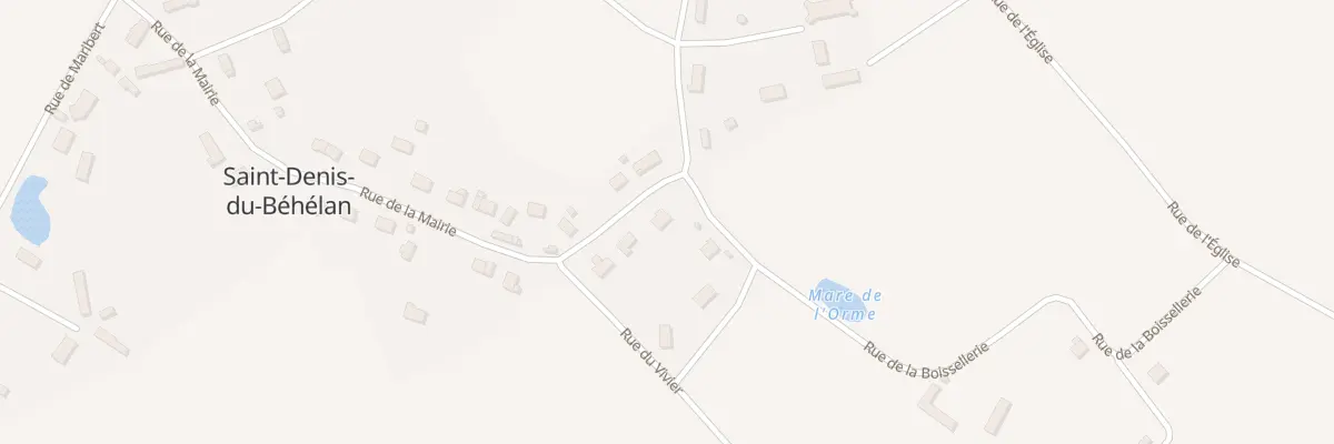 Plan du 21 Rue de la Mairie à Marbois