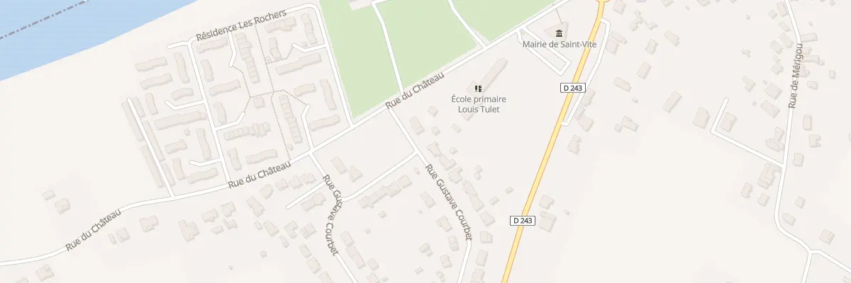 Plan du 1 Rue Gustave Courbet à Saint-Vite