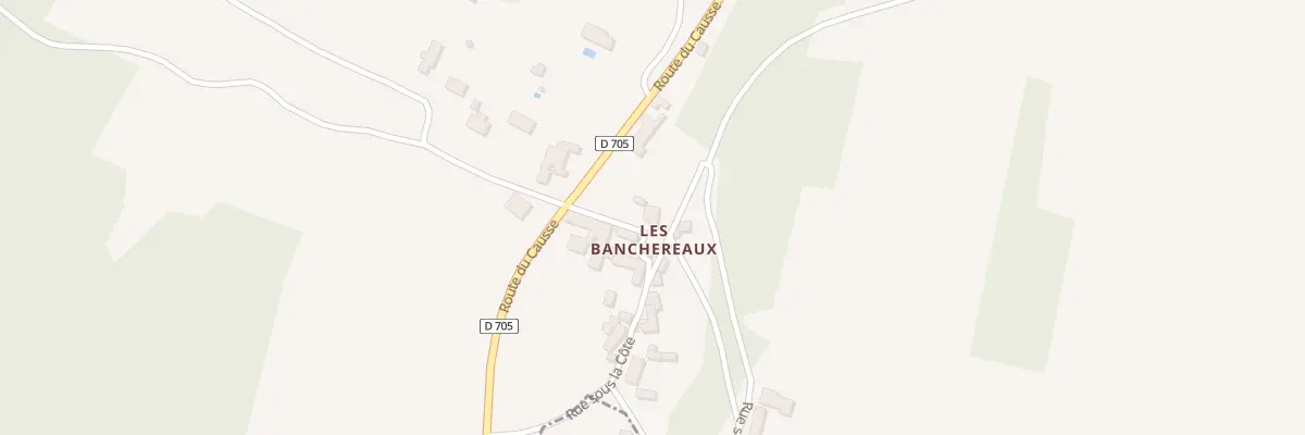 Plan du 13 Les Banchereaux à Mayac