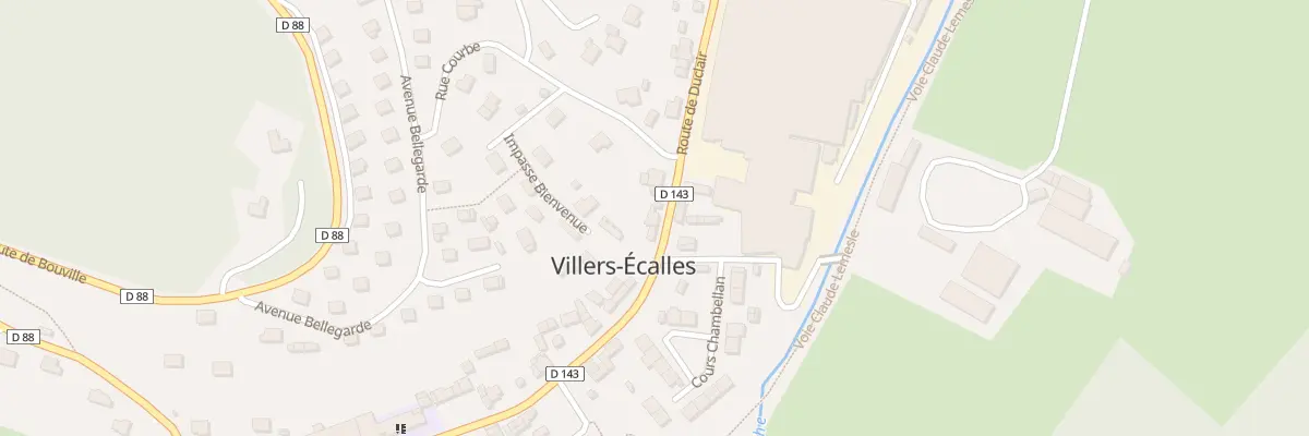 Plan du 2281 Rte de Duclair à Villers-Écalles