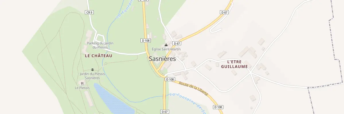 Plan du 4 Rue de Houssay à Sasnières
