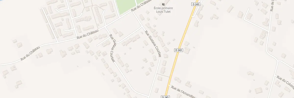 Plan du 4 Rue Gustave Courbet à Saint-Vite