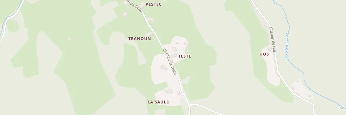 Plan du 99 Teste à Fougaron