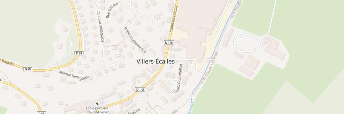 Plan du 6006 Vallee de Villers à Villers-Écalles