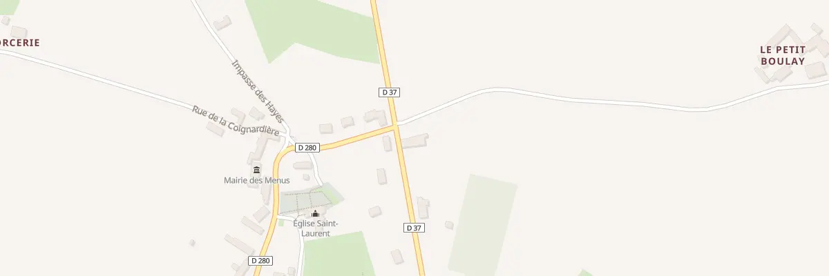 Plan du 1 Rue de la Loupe aux Menus