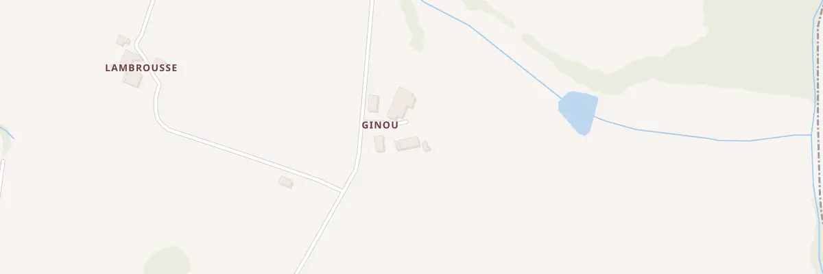 Plan du 5015 Ginou à Montjoi