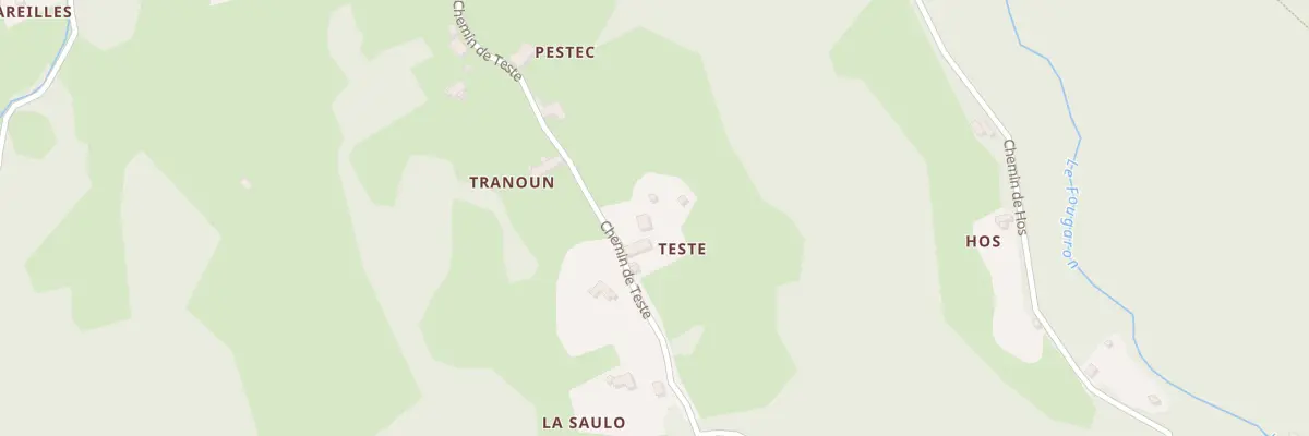 Plan du 1 Teste à Fougaron