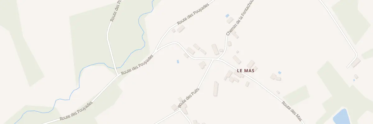 Plan du 48 Le Mas à Chalais