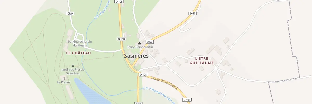 Plan du 5 Imp du Bourg à Sasnières