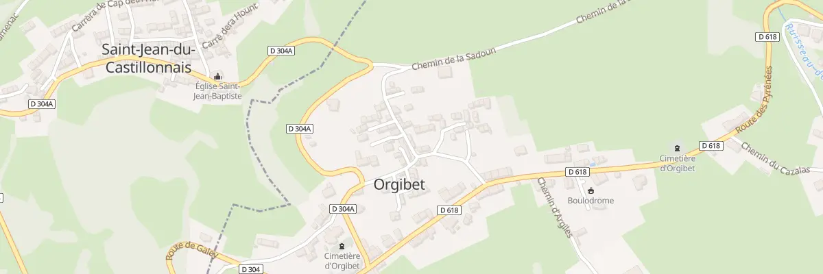 Plan du 106 Le Village à Orgibet