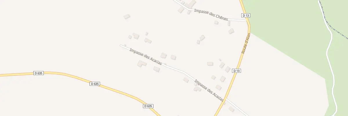 Plan du 2 La Pelade au Fréchet