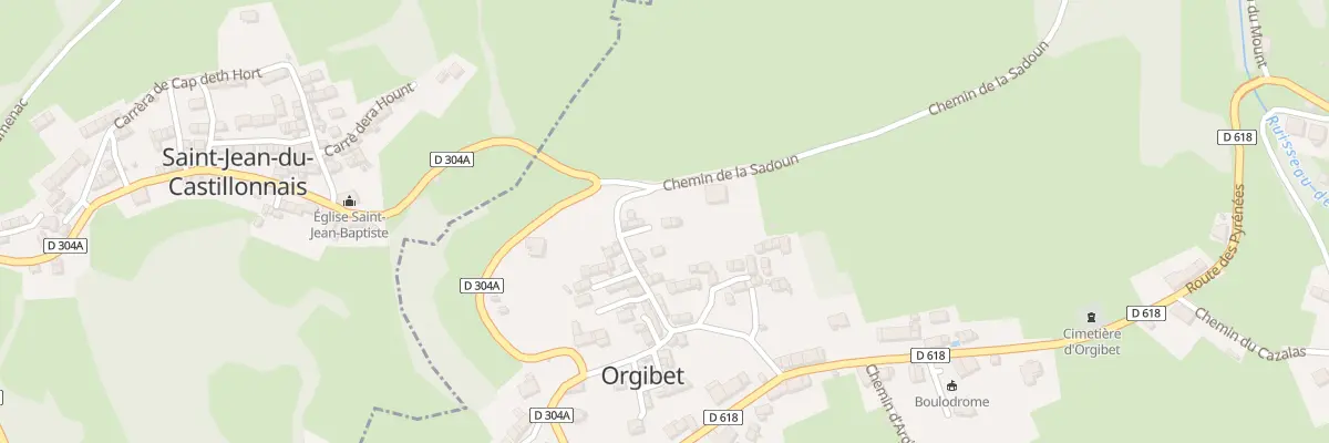 Plan du 105 Le Village à Orgibet