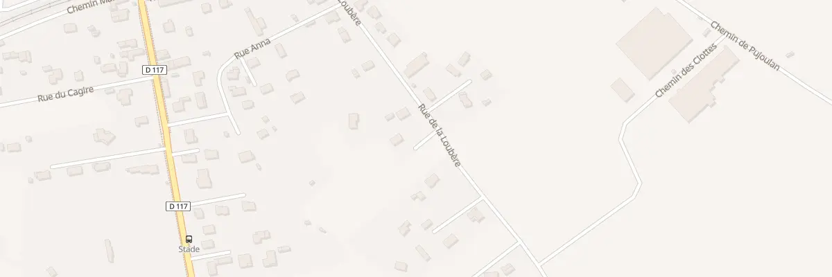 Plan du 468 Rue de la Loubère à Saint-Martory