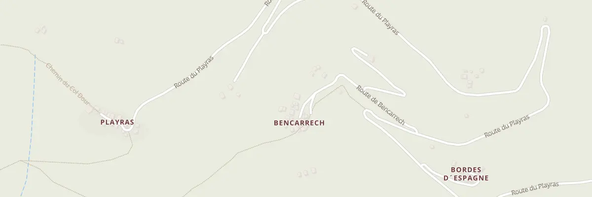 Plan du 226 Bencarrech à Sentein