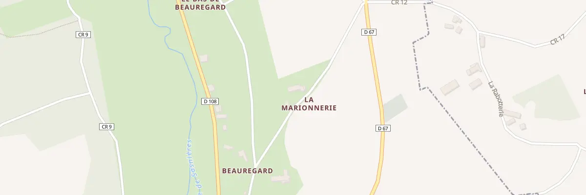 Plan du 1 La Marionnerie à Sasnières