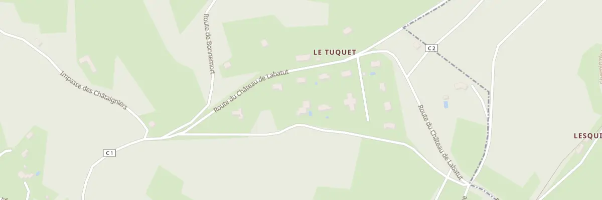 Plan du 654 Rte du Château de Labatut à Saint-Chamassy